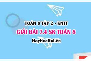 Bài 7.4 SGK Toán 8 Tập 2 Kết nối tri thức